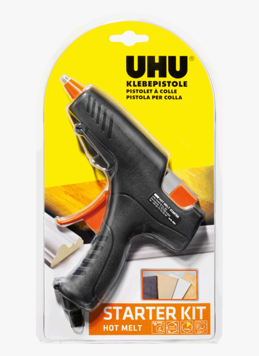 Starter Kit Hot Melt Glue Gun - Heißklebepistole Uhu, HD Png Download, Free Download