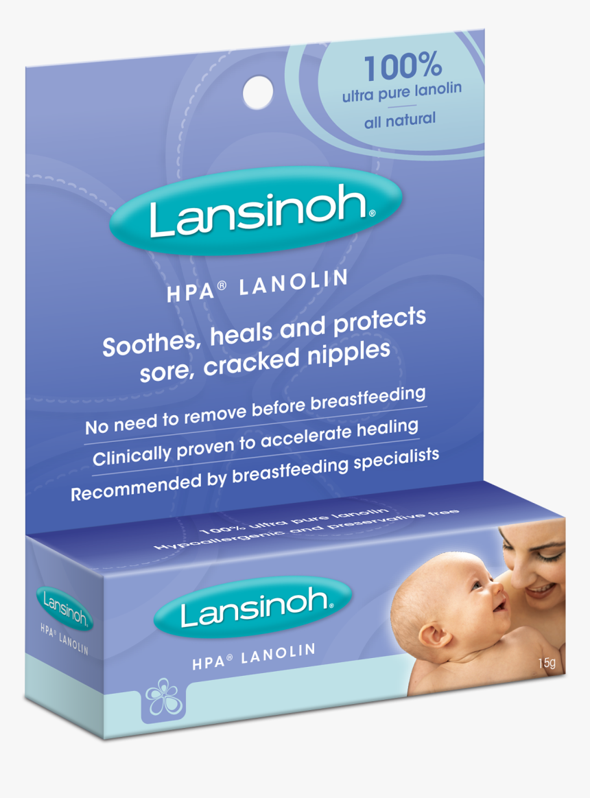 Lansinoh Hpa® Lanolin Soothes, Heals And Protects Sore, - Nipple Rash Cream For Breastfeeding, HD Png Download, Free Download