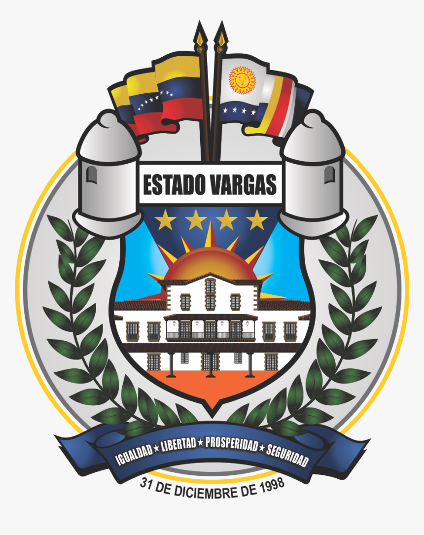 Escudo Estado Vargas - Escudo Y Bandera Del Estado Vargas, HD Png Download, Free Download