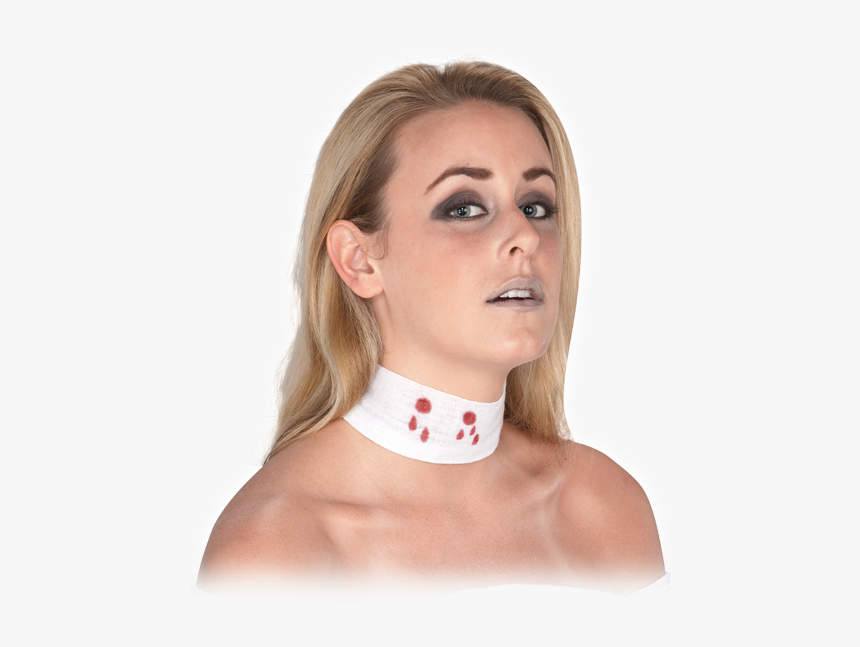 Vampire Bite Choker - Blond, HD Png Download, Free Download