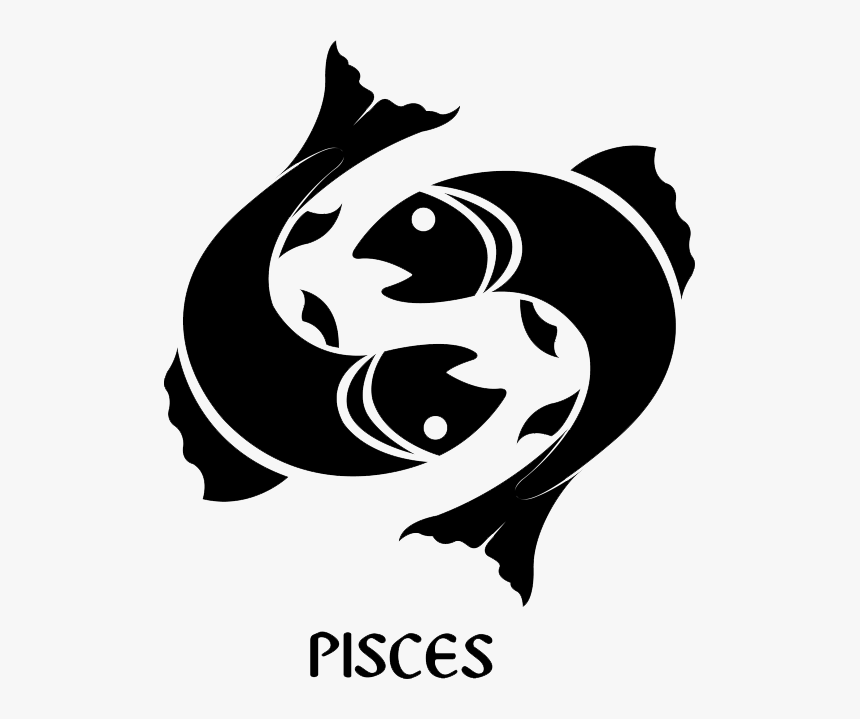 Pisces Png Pic - Pisces Zodiac Signs Symbols, Transparent Png, Free Download