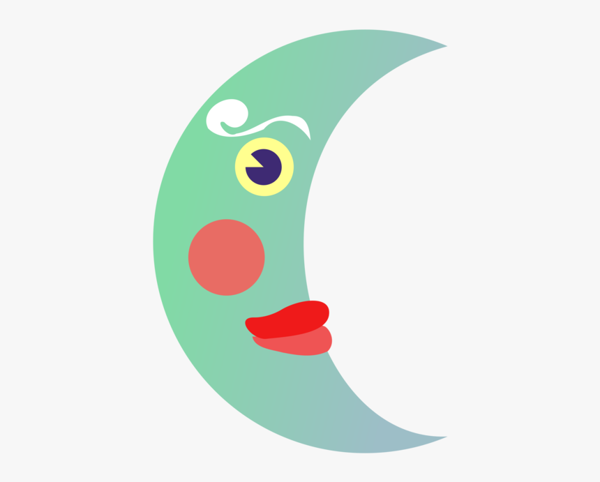 Fish,wing,symbol - Gambar Bulan Sabit Kartun Lucu, HD Png Download, Free Download