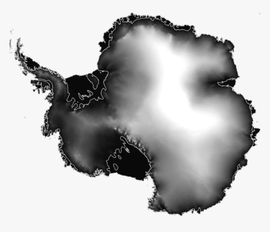 Antarctica Map Ice Velocity, HD Png Download, Free Download