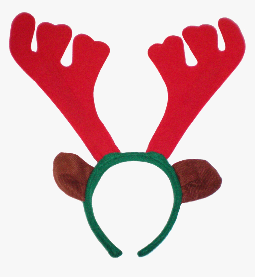 Reindeer Rudolph Antler Christmas - Christmas Reindeer Hat Png, Transparent Png, Free Download