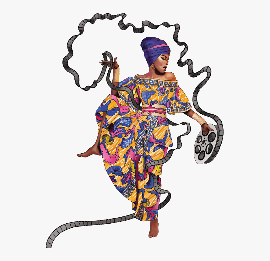 Transparent 9 Ladies Dancing Clipart - African Woman Illustration Png, Png Download, Free Download