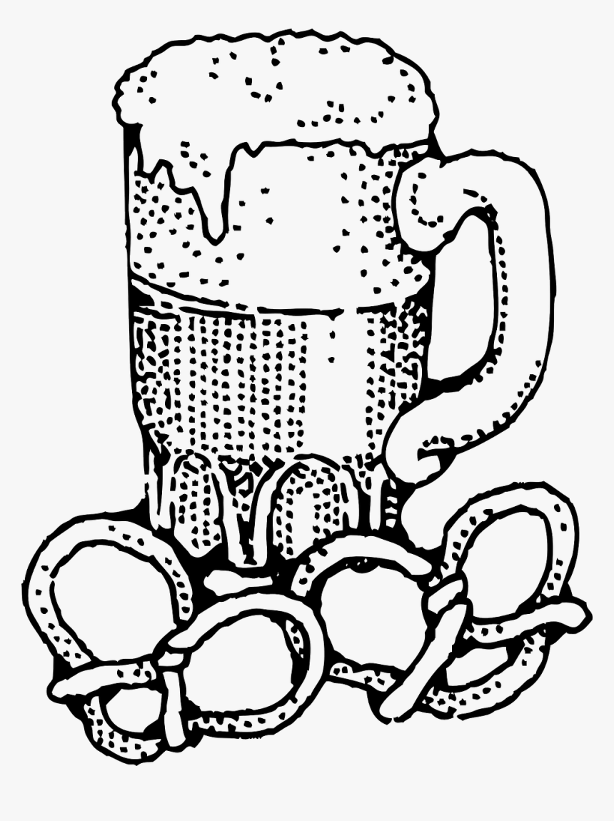 Beer And Pretzel Clip Art, HD Png Download, Free Download