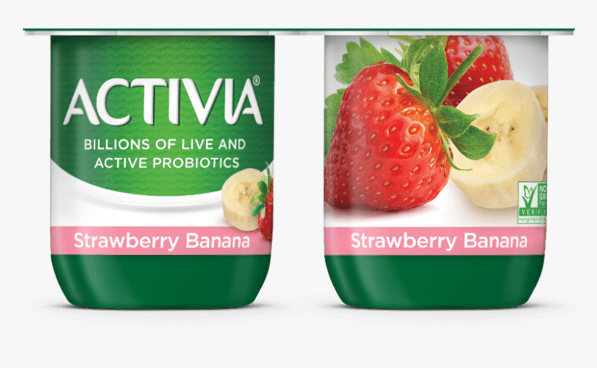 Activia Probiotic Blended Lowfat Yogurt Strawberry - Activia Probiotic Yogurt, HD Png Download, Free Download