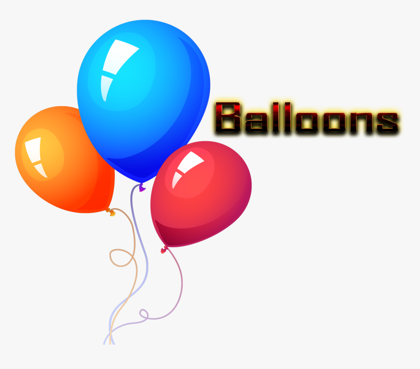 Balloons Png Hd - Balloons With No Background, Transparent Png, Free Download