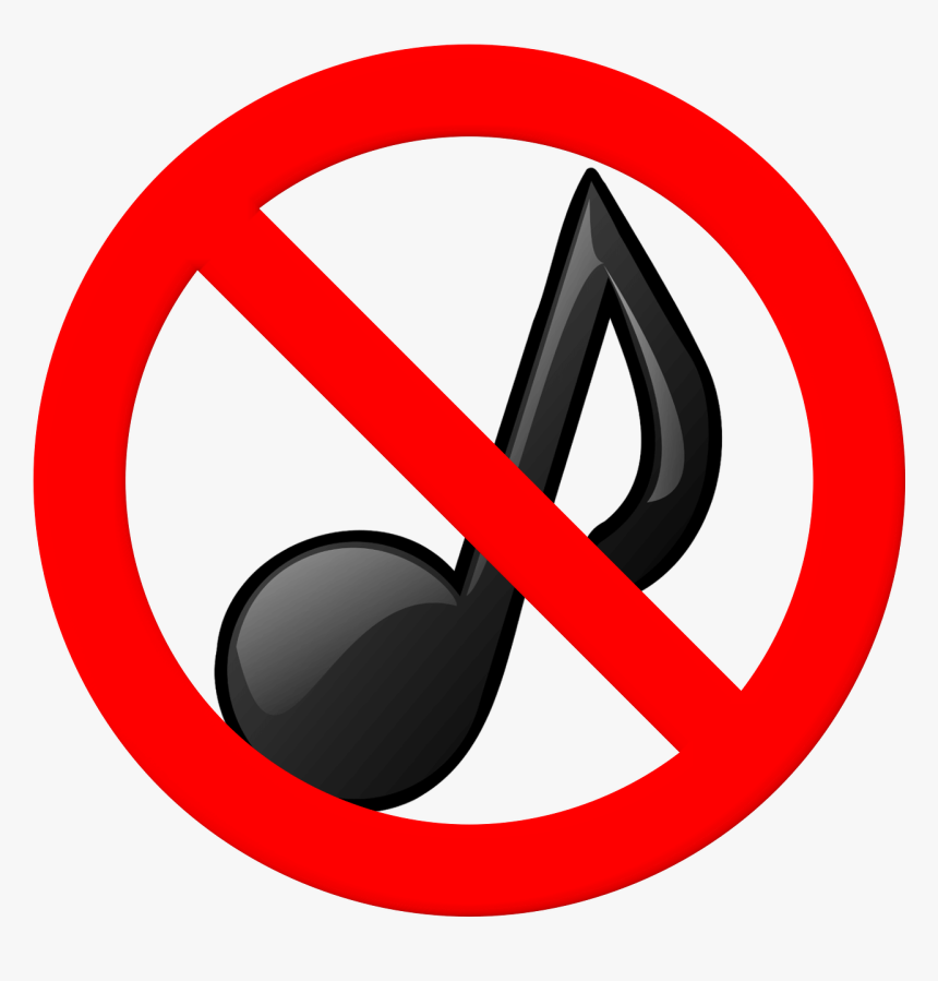 No Music Png - No Music Note Png, Transparent Png, Free Download