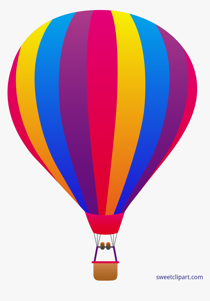 Hot Air Balloon Vector Png Clipart , Png Download - Air Balloon Vector Png, Transparent Png, Free Download