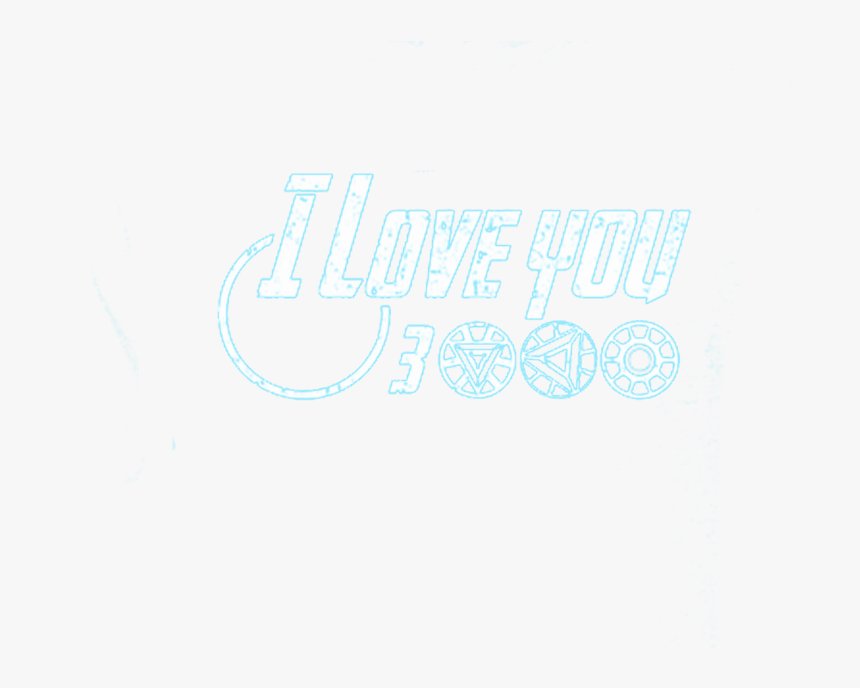 Iron Man Love You 3000 Png - Calligraphy, Transparent Png, Free Download