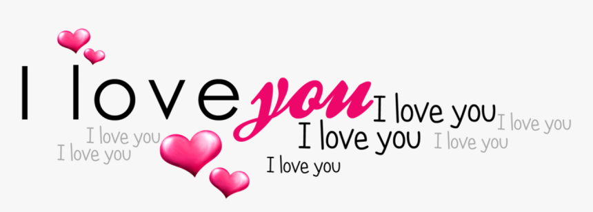 I Love You Text Png February Clipart - Keep My Hands Off You, Transparent Png, Free Download