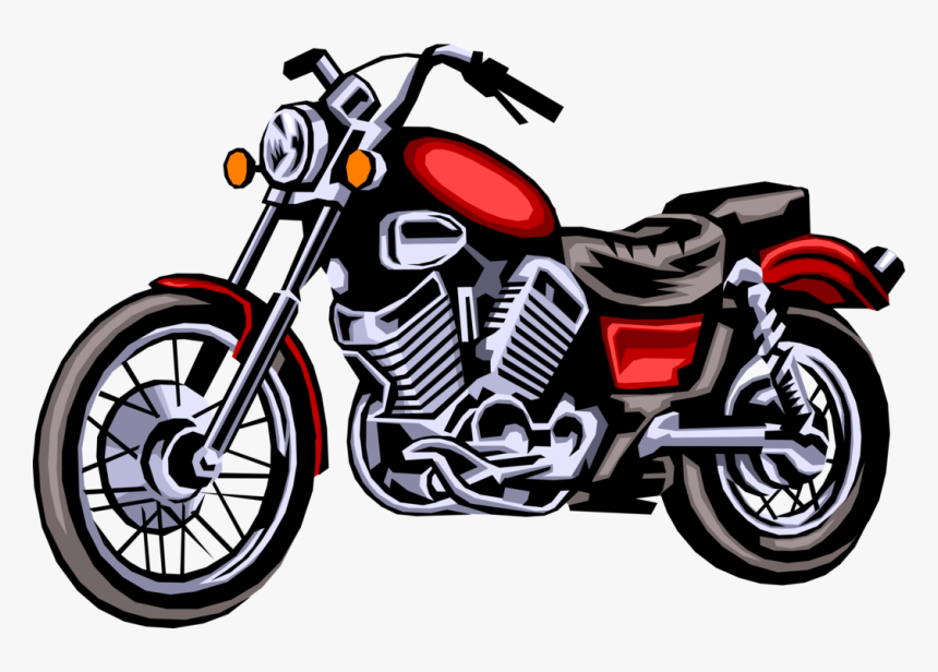 Motorcycle Vector Graphics Clip Art Sport Bike Illustration - Transparent Background Motorcycle Clipart, HD Png Download, Free Download