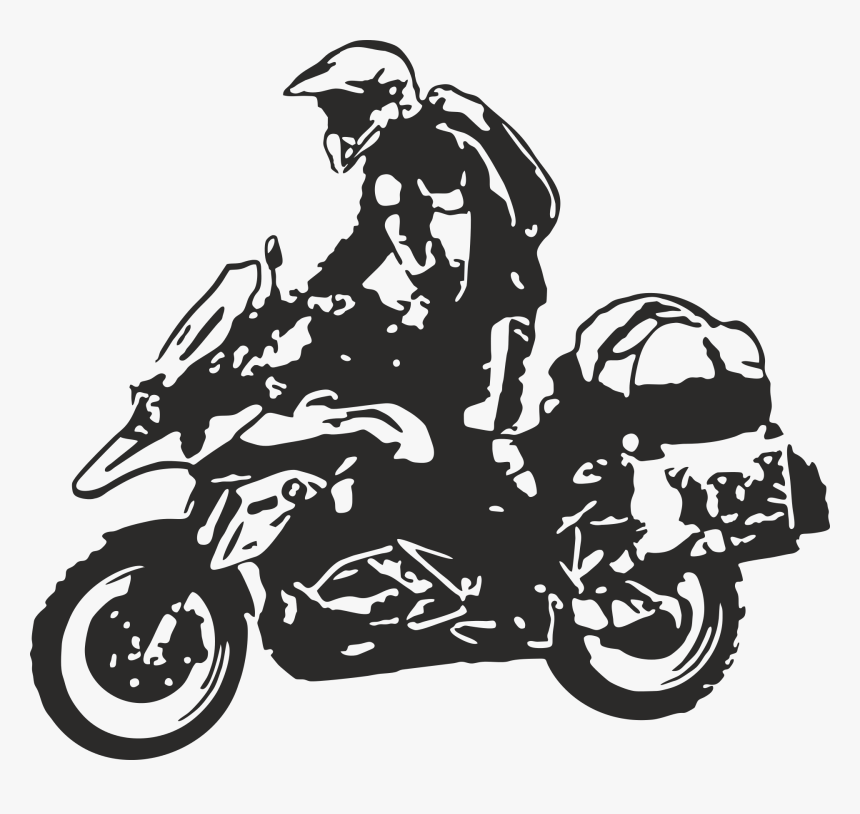 Race Car Clipart Dirt Bike Helmet - Bmw Gs 1200 Vector, HD Png Download, Free Download