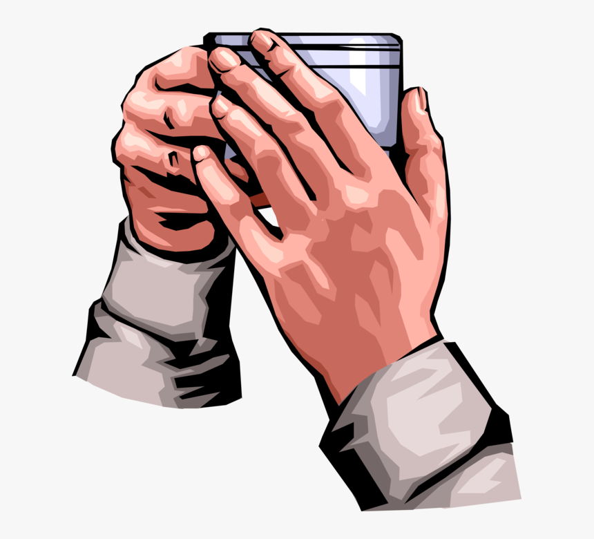 Transparent Hand Hold Png - Hand Holding Coffee Mug, Png Download, Free Download