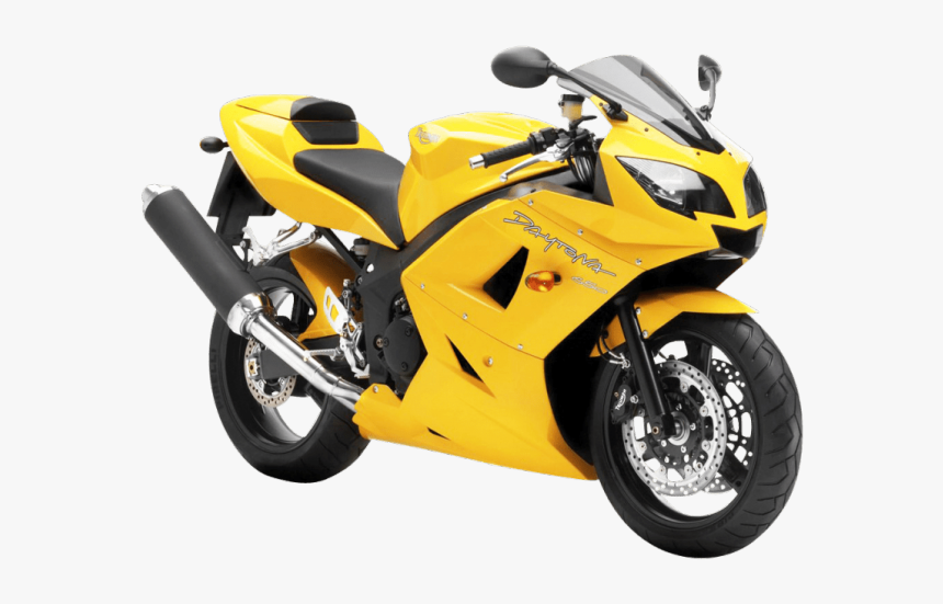 Motorcycle Png Transparent Images - Triumph Daytona 650 Yellow, Png Download, Free Download