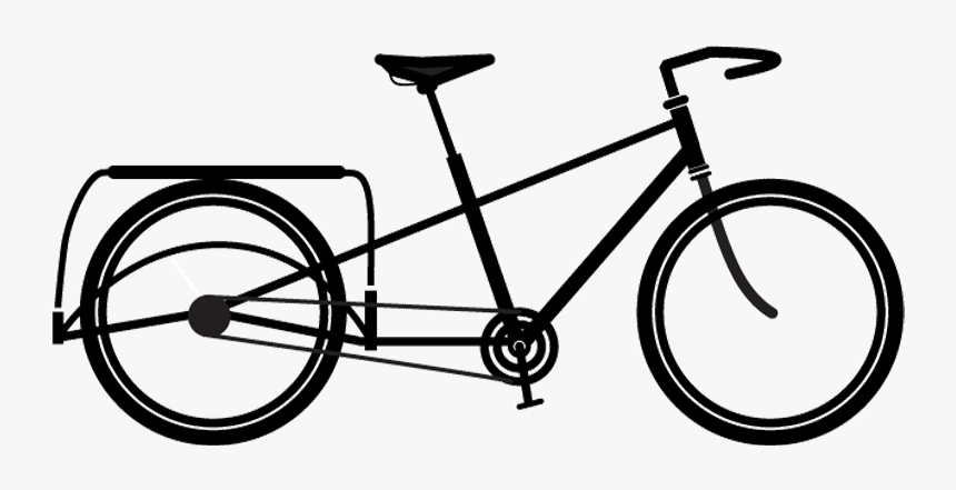 Pereira Longtail Cargo Bike Silhouette - 2019 Norco Indie 3, HD Png Download, Free Download