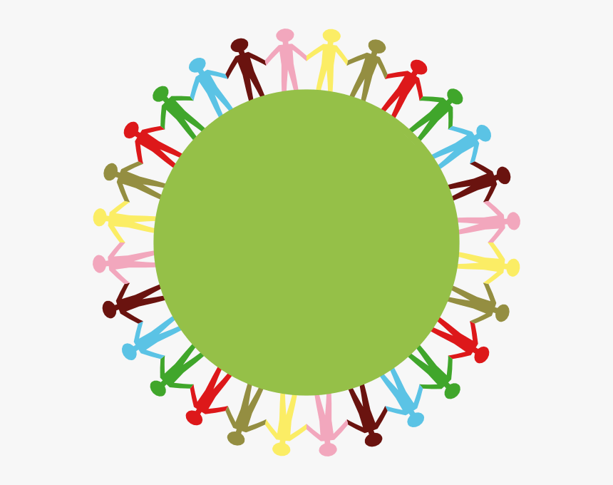 People Holding Hands In A Circle - People Holding Hands Clipart, HD Png Download, Free Download