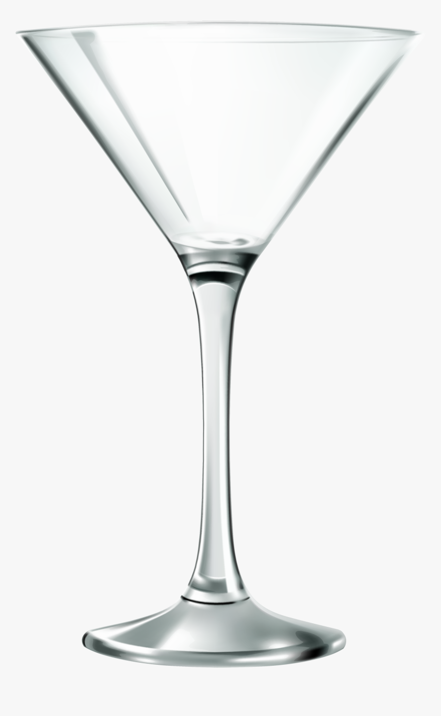 Empty Martini Glass Png Clipart - Transparent Background Martini Glass Png, Png Download, Free Download