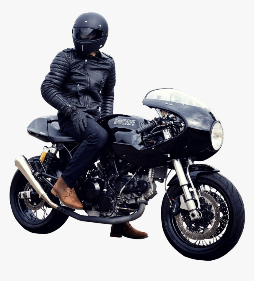 Motorbike Riding Png - Transparent Riding Motorcycle Png, Png Download, Free Download