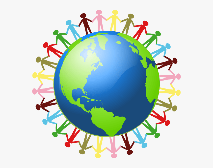 hands around earth clipart