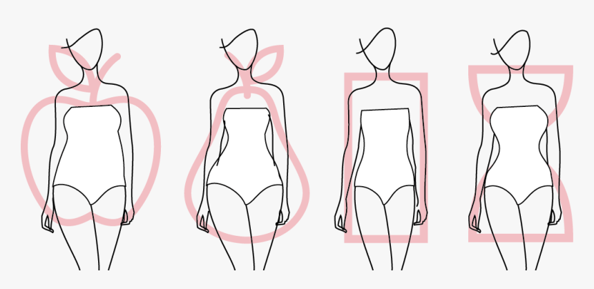 How To Choose Wedding Dresses By Body Shapes - Pear Shape Body Type, HD Png Download, Free Download