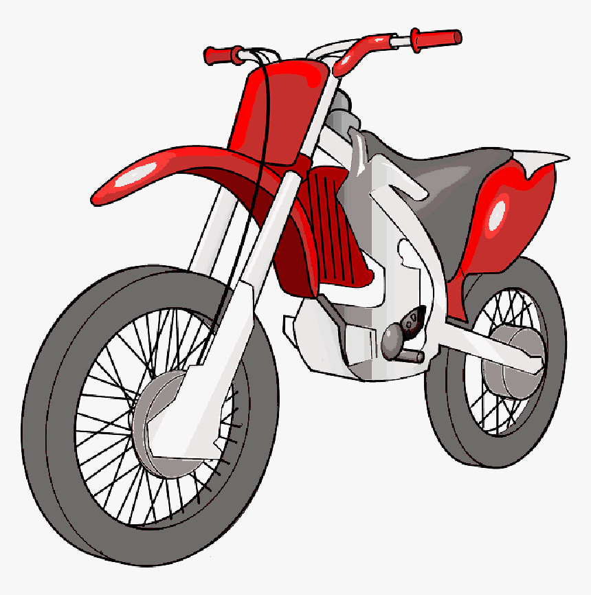 Cartoon Motorcycle Drawings Pencil Drawing Collection - Medios De Transporte Terrestre, HD Png Download, Free Download
