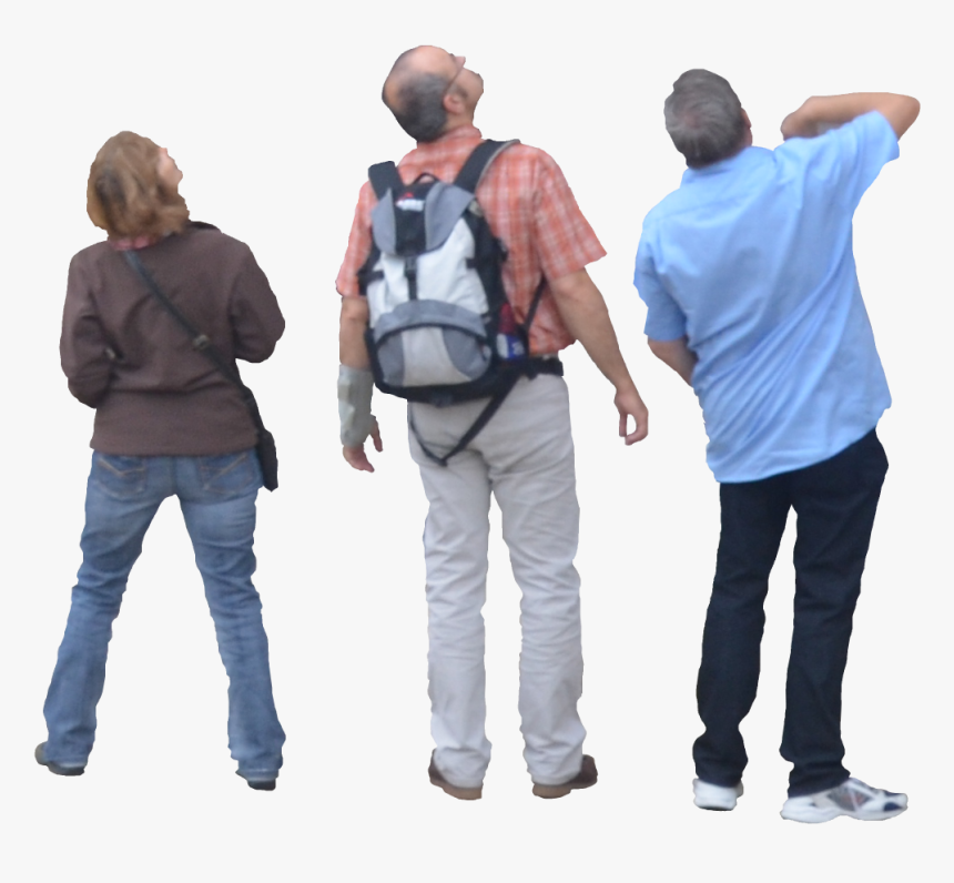 People Looking Up Png