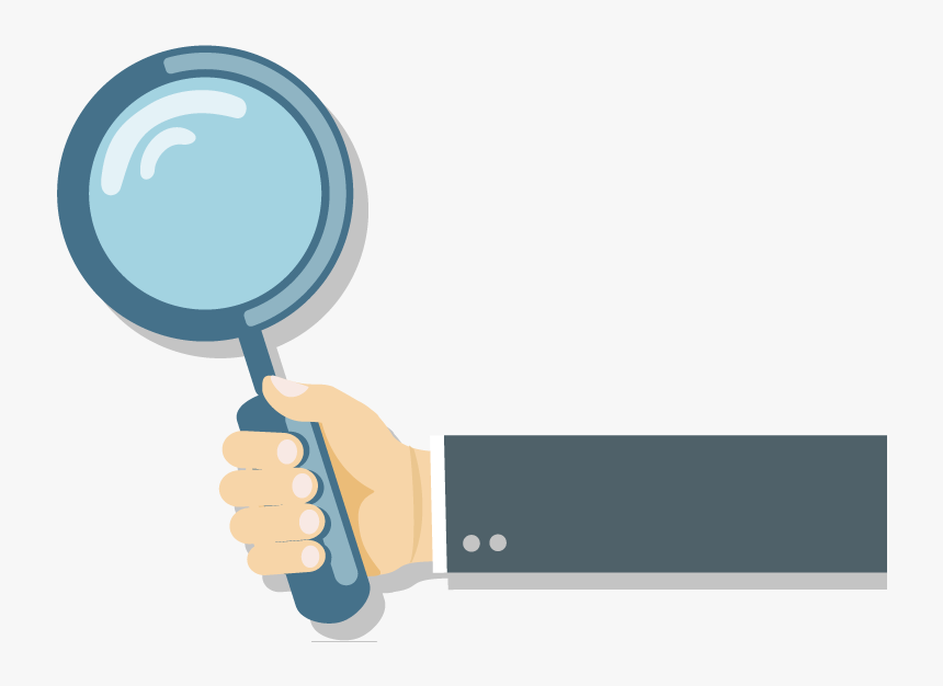 Magnifying Glass Png Hand Hold, Transparent Png, Free Download