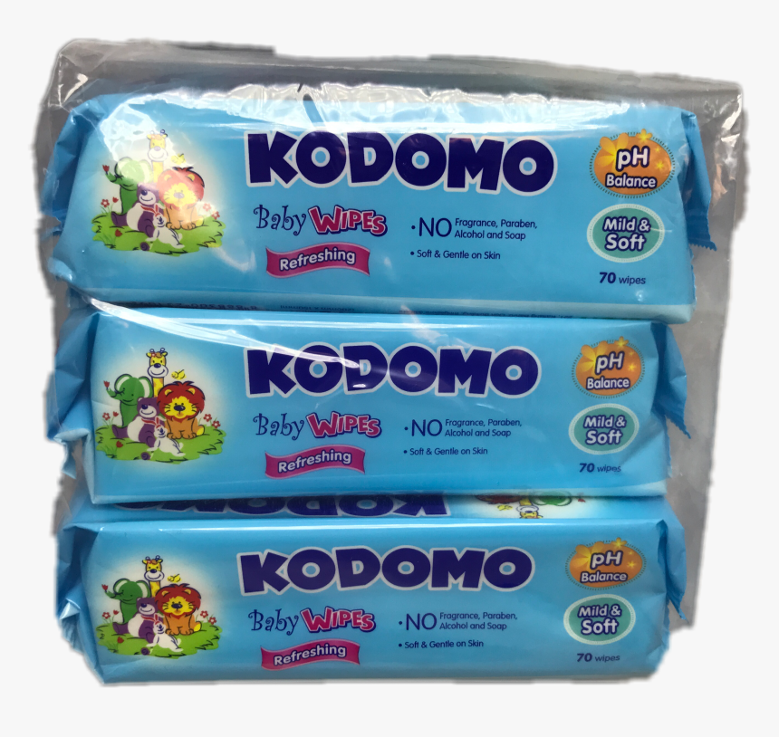 Kodomo Baby Wipes Refreshing 3x70"s, HD Png Download, Free Download