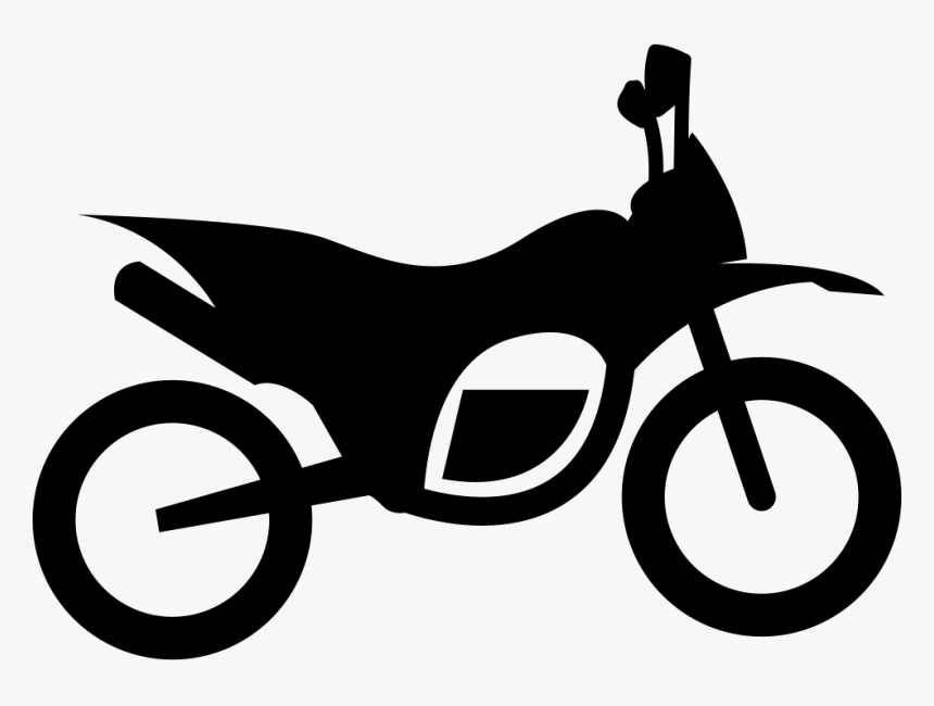 Single Motorbike - Motorbike Icon Png, Transparent Png, Free Download