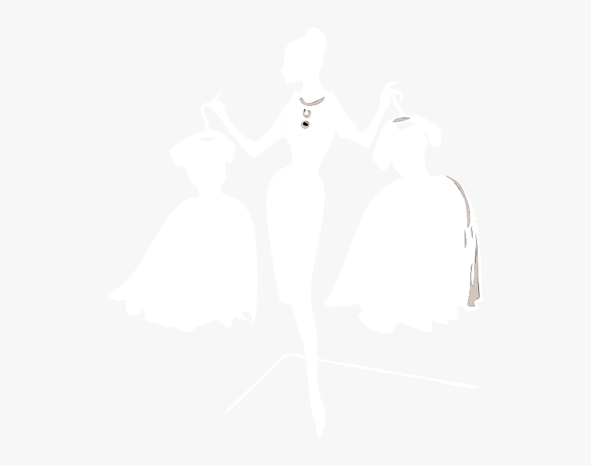 Dress Clipart Silhouette - Fashion Designing Courses In Thrissur, HD Png Download, Free Download