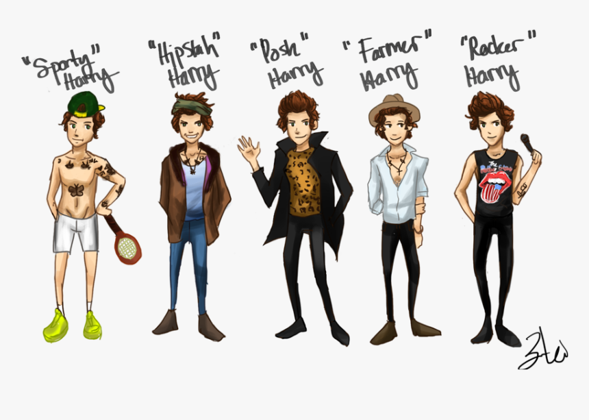Transparent Harry Styles Full Body Png - One Direction Drawings Cartoon, Png Download, Free Download