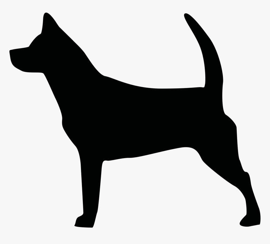 Dog Silhouette Clip Art - Dog Clipart Silhouette, HD Png Download, Free Download