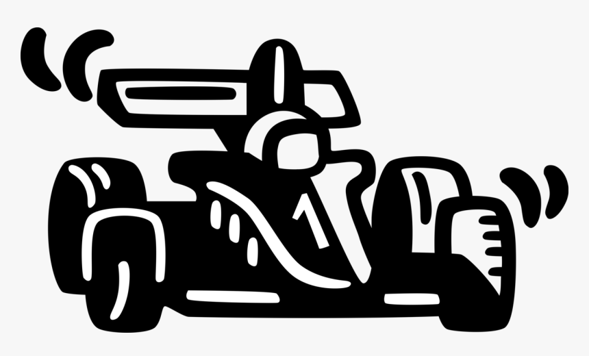 Clip Black And White Formula One On Image, HD Png Download, Free Download
