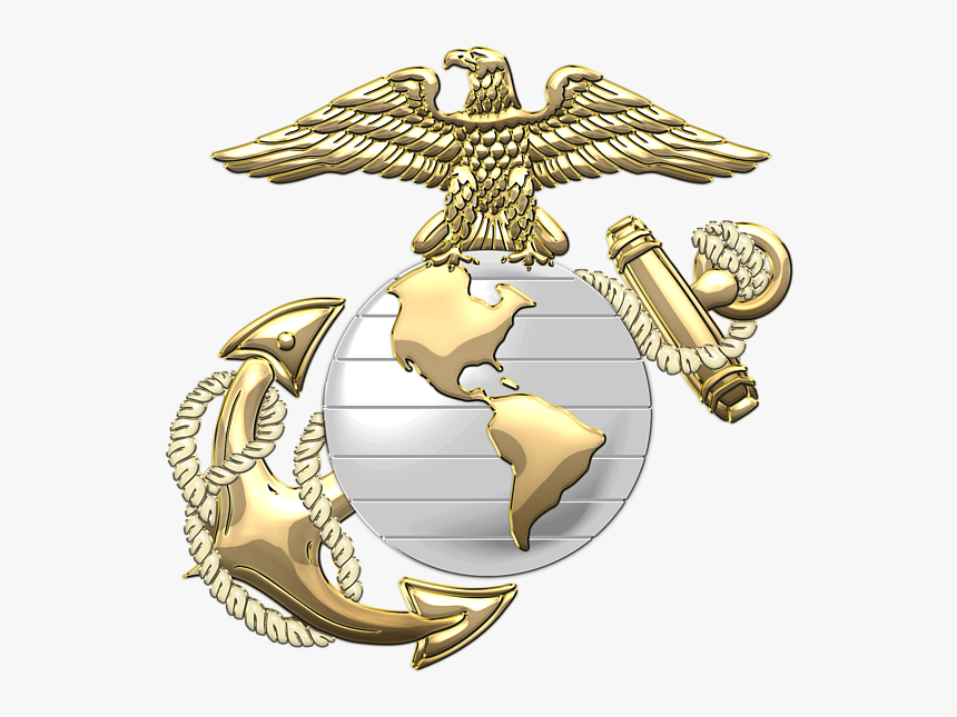 U S Marine Corps Clip Freeuse Library - Transparent Us Marine Logo, HD Png Download, Free Download