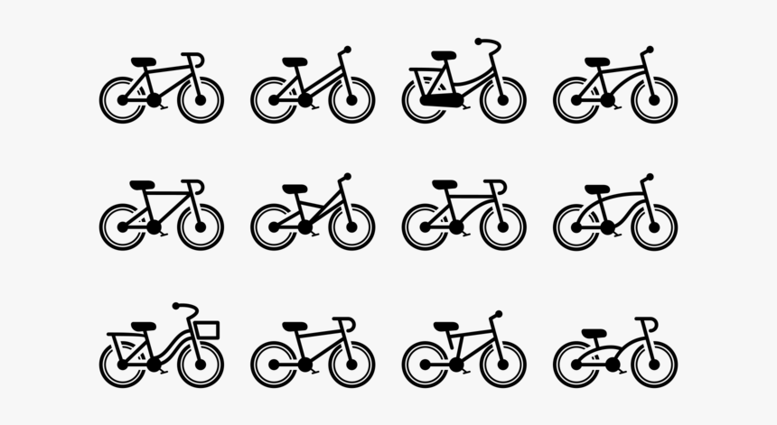 Bicicleta Icons Vector - Road Bicycle, HD Png Download, Free Download