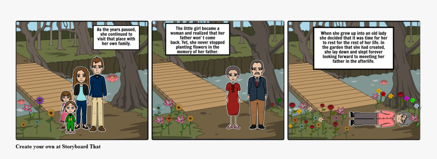 Storyboard Of Father And Daughter, HD Png Download, Free Download