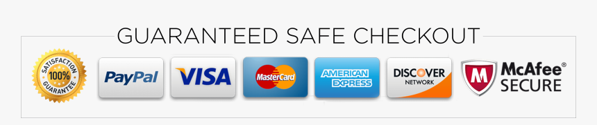 Guaranteed Safe Checkout Red, HD Png Download, Free Download