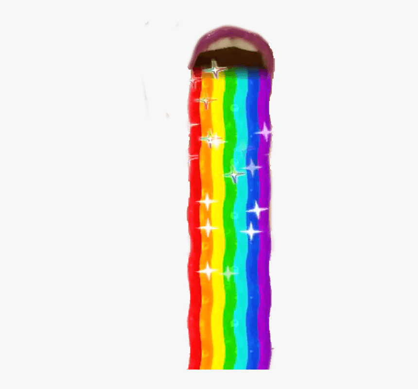 Snapchat Filter Long Rainbow Tongue - Rainbow Snapchat Filter Cut Outs, HD Png Download, Free Download