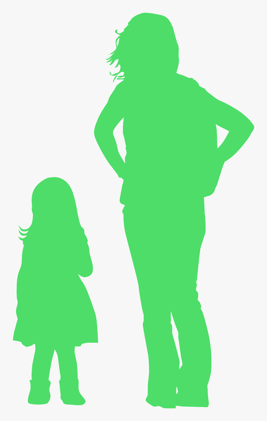 Child Silhouette Grey, HD Png Download, Free Download