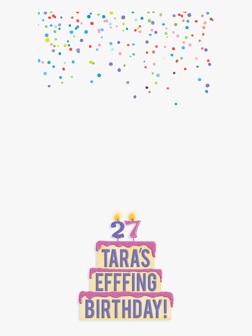 Birthday Snapchat Filter Png, Transparent Png, Free Download