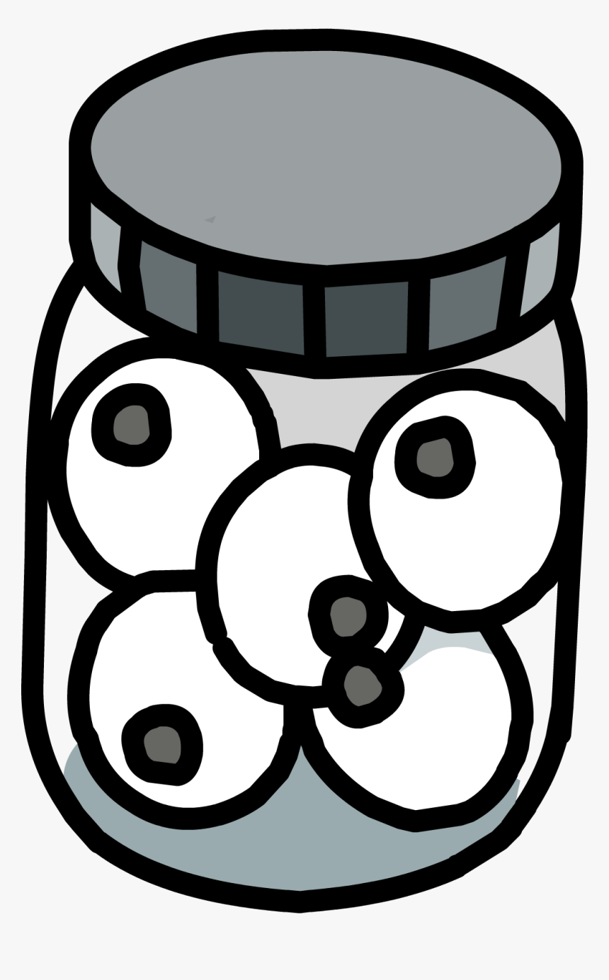 Pencil Clipart Eye - Jar Of Eyeballs Png, Transparent Png, Free Download