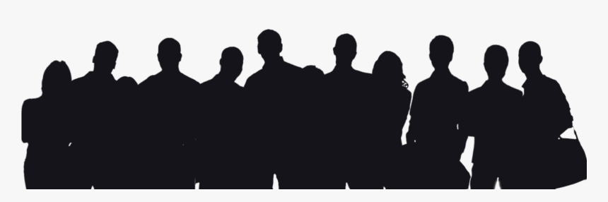Transparent Clipart Shadow Figures - Group Of People Silhouette Png, Png Download, Free Download