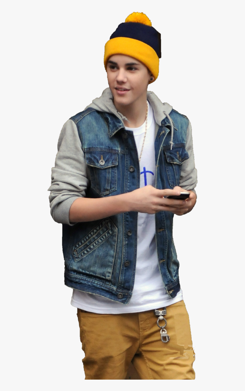 Transparent Justin Beiber Png - Justin Bieber Denim Vest, Png Download, Free Download