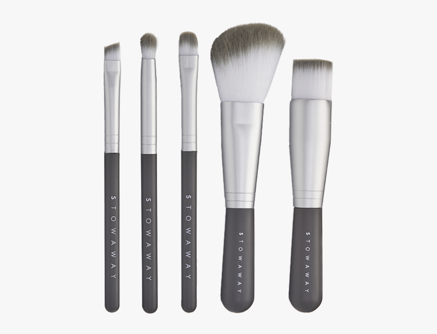 Travel Sized 5 Piece Essential Brush Set - Makeup Products Png Single, Transparent Png, Free Download