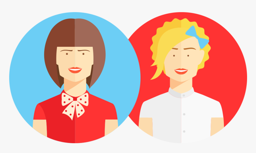 Mother Daughter - Cartoon, HD Png Download, Free Download