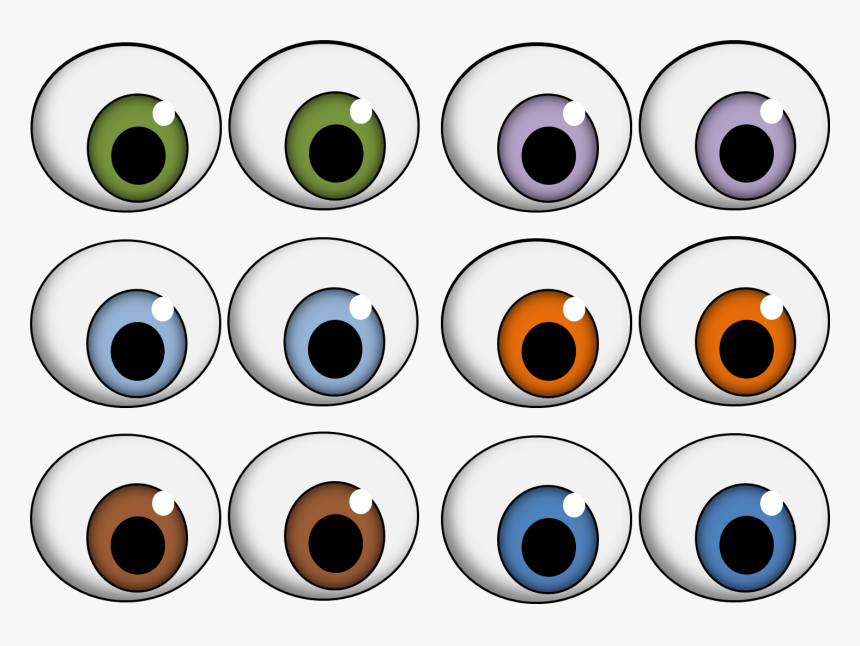 Googly Eyes Clip Art - Printable Eyes, HD Png Download, Free Download