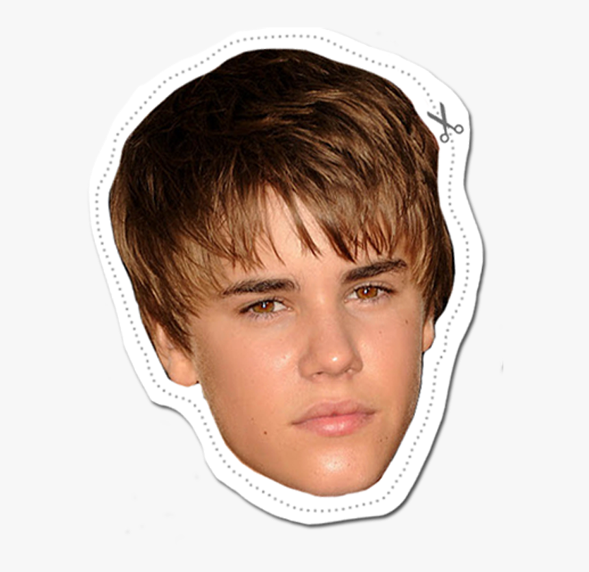 We"re Printing This Justin Bieber Mask For A Birthday - Justin Bieber January 2011, HD Png Download, Free Download