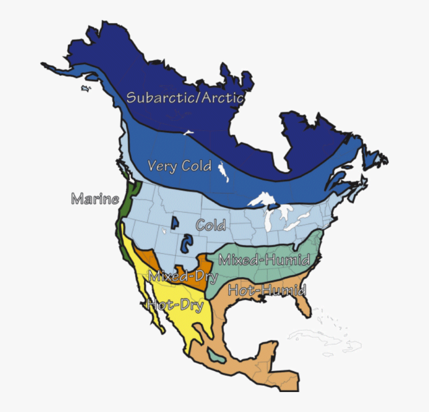 All About Zones Greenbuildingadvisor - North America Mining Map, HD Png Download, Free Download